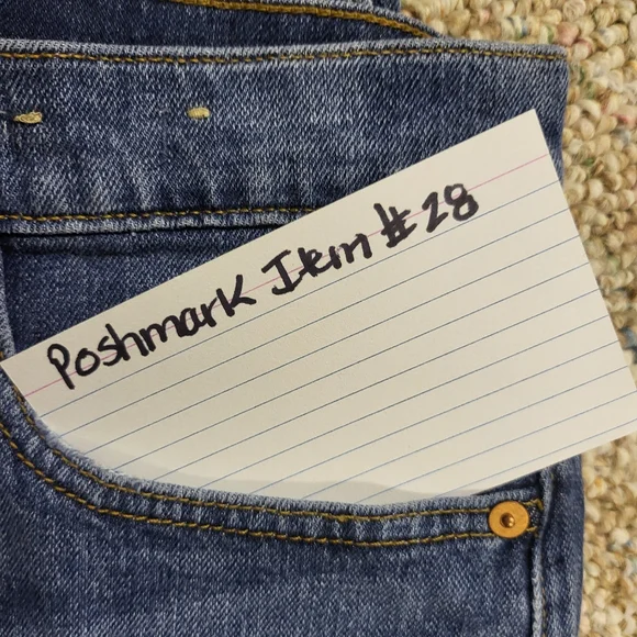 Madewell Cutoff High Rise Denim HIGH RISE Shorts Size 28 EUC - Picture 11 of 11